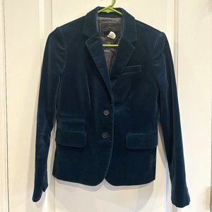 J.Crew velvet blazer